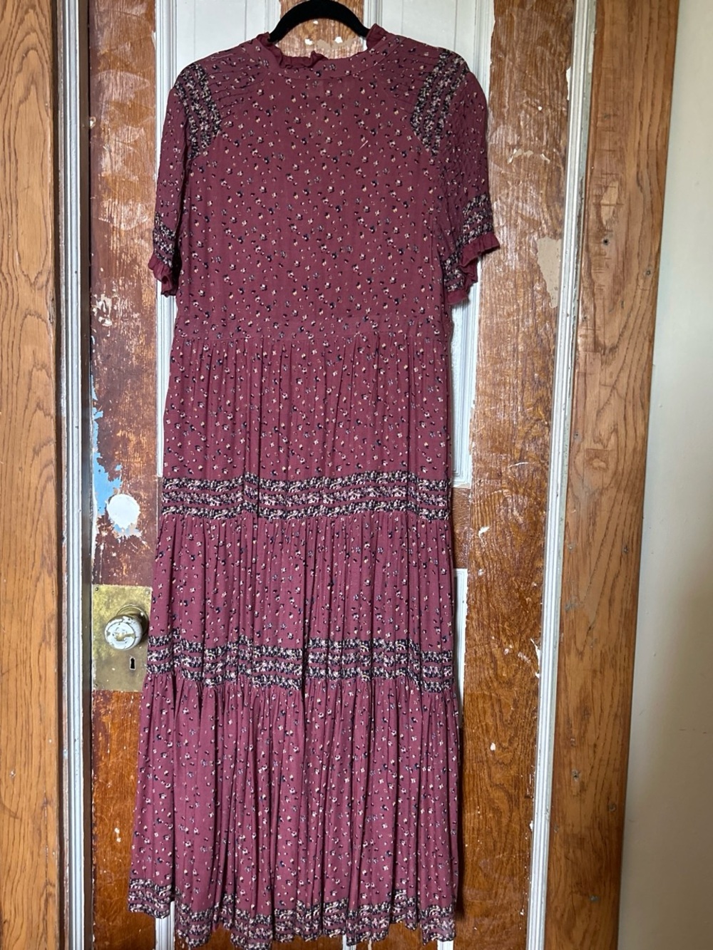 Free People Mauve Floral Maxi Dress - Picture 3 of 7